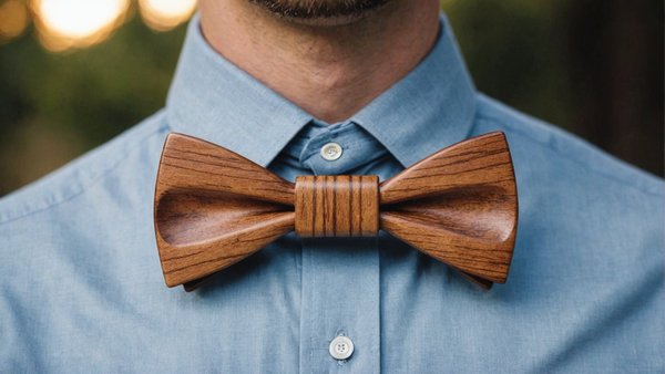 Nœud papillon en bois personnalisés : l'élégance éco-responsable